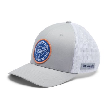 Columbia PFG Mesh Seasonal Ball, Gorras Grises Blancos Para Mujer | 728014-KOZ